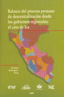 Balance del proceso peruano de descentralización desde los gobiernos regionales: el caso de Ica