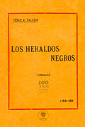 Los heraldos negros (Edición centenario)