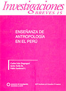 Enseñanza de antropología en el Perú