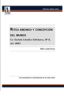 Ritos andinos y concepción del mundo Ritos andinos y concepción del mundo
