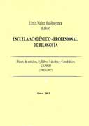 Escuela Académico – Profesional de Filosofía. Planes de estudio, Syllabus, Cátedras y Catedráticos UNMSM (1985-1997)