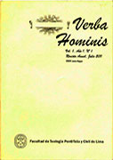 Verba hominis (suplemento especial) Vol. I, Año I, N°1