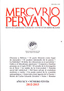 Mercurio Peruano: Revista de humanidades. Año XCV - N° 525-526