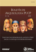 Boletín de arqueología Nº 14. Lenguas y sociedades en el antiguo Perú: hacia un enfoque interdisciplinario