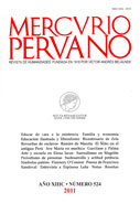 Mercurio Peruanos. Revista de humanidades N° 524