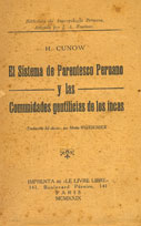 El sistema de Parentesco Peruano y las comunidades gentilicias de los incas