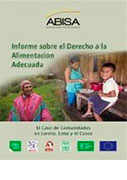 Informe sobre el derecho a la alimentación adecuada