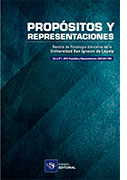 Propósitos y representaciones  Vol. 4 N° 1