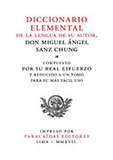 Diccionario elemental de la lengua de su autor