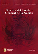 Revista del archivo general de la nación. Vol. 34 número 2, julio - diciembre 2019