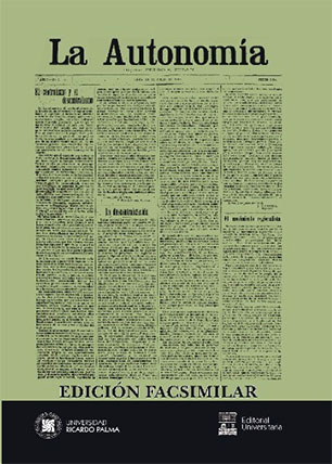 La autonomía. Edición facsimilar