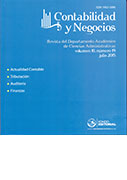 Contabilidad y Negocios. Vol. 10 N° 19