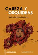 Cabeza y orquídeas