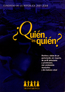 ¿Quién es quién? Congreso de la República 2001-2006