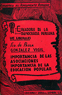 Importancia de las Asociaciones / Importancia de la Educación Popular