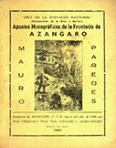 Apuntes monográficos de la Provincia de Azángaro