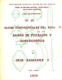 Algas continentales del Perú II. Algas de Pucallpa y alrededores.