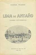 Lima de antaño – Cuadros costumbristas