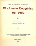 Diccionario Geográfico del Perú