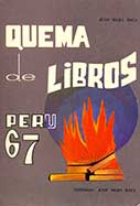 Quema de libros. Perú 67