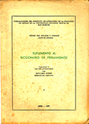 Suplemento al diccionario de Peruanismos