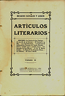 Artículos Literarios. Tomo II