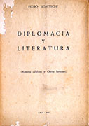Diplomacia y literatura
