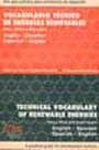 Vocabulario técnico de energías renovables. Inglés/Español